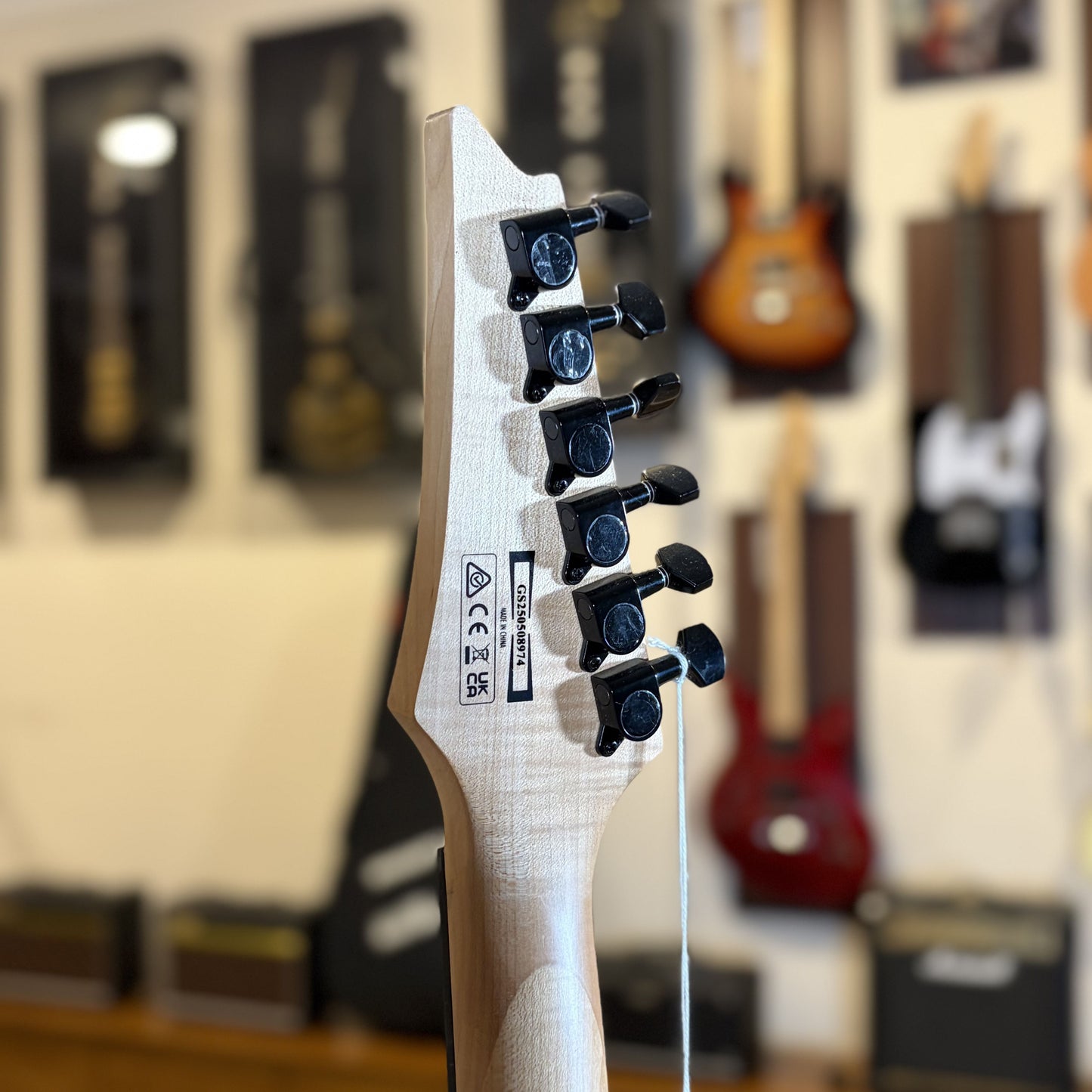 IBANEZ GIO GRG120QASP-BGD 6 - STRING ELECTRIC GUITAR - BLUE GRADATION