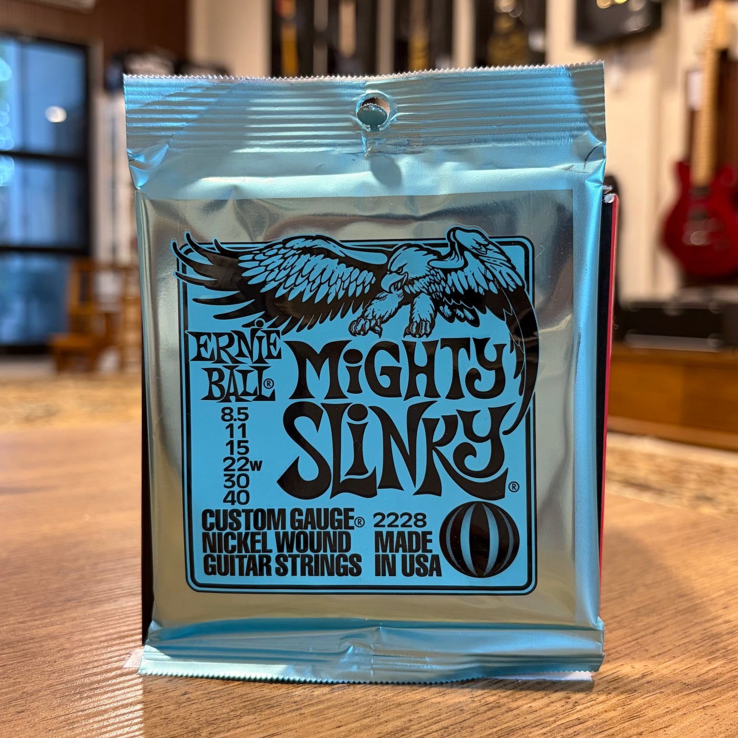 ERNIE BALL - MIGHTY SLINKY NICKEL WOUND ELECTRIC 8.5-40