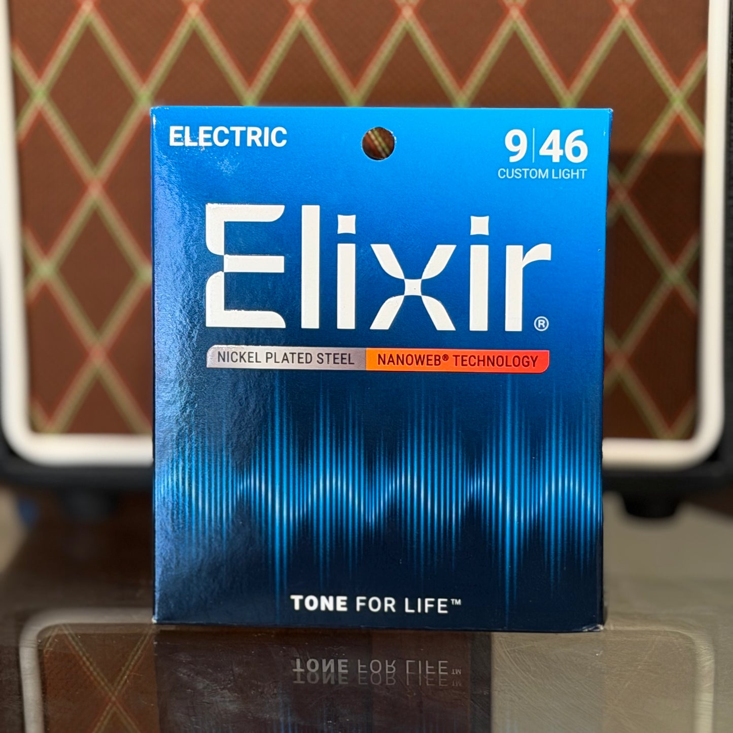 Elixir Electric Guitar Strings 9–46 Custom Light Polyweb Coating