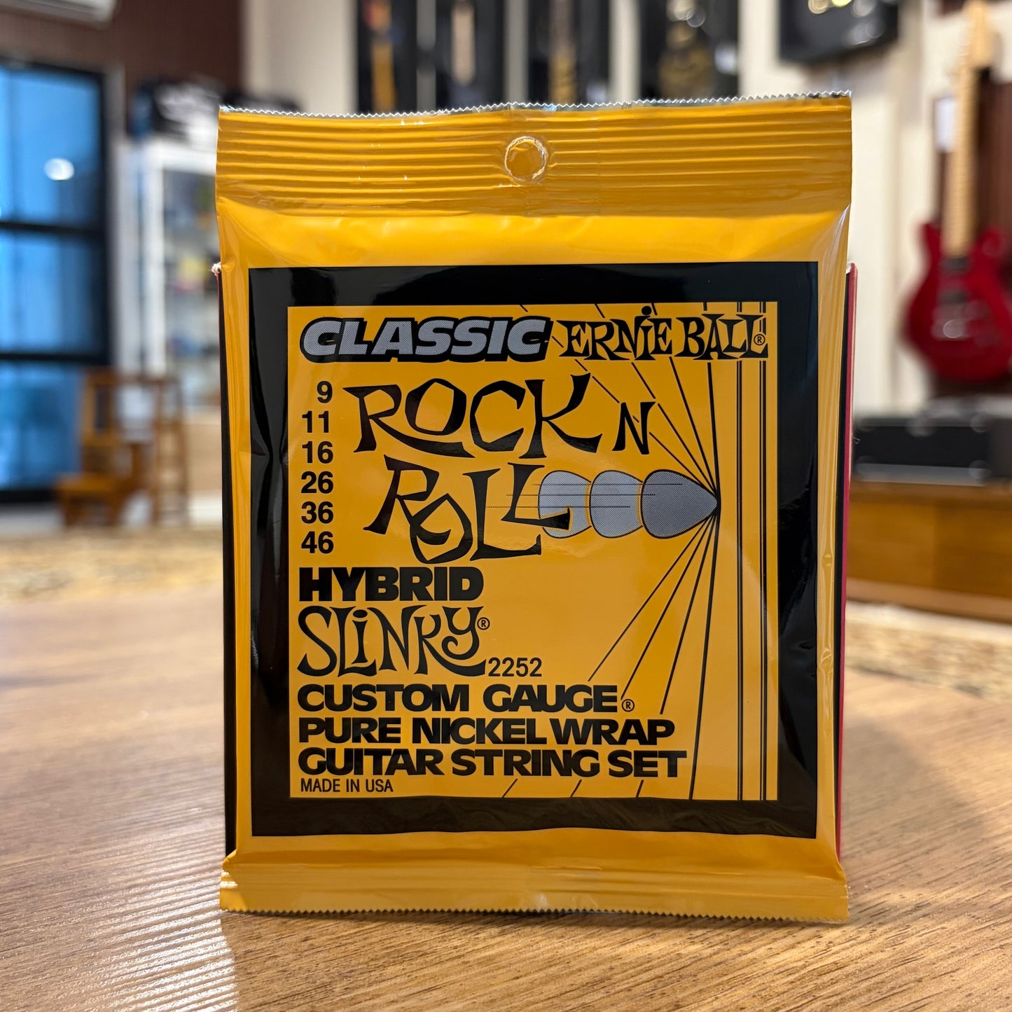 ERNIE BALL - HYBRIID SLINKY CLASSIC ROCK N ROLL ELECTRIC 9-46