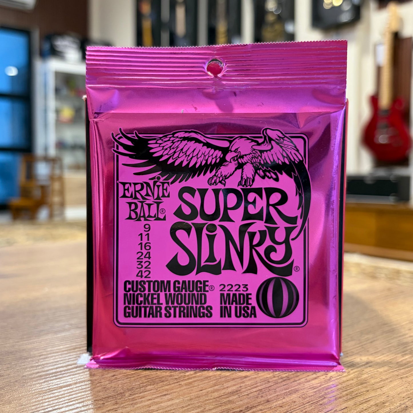 ERNIE BALL- SUPER SLINKY - NICKEL WOUND ELECTRIC 9-42