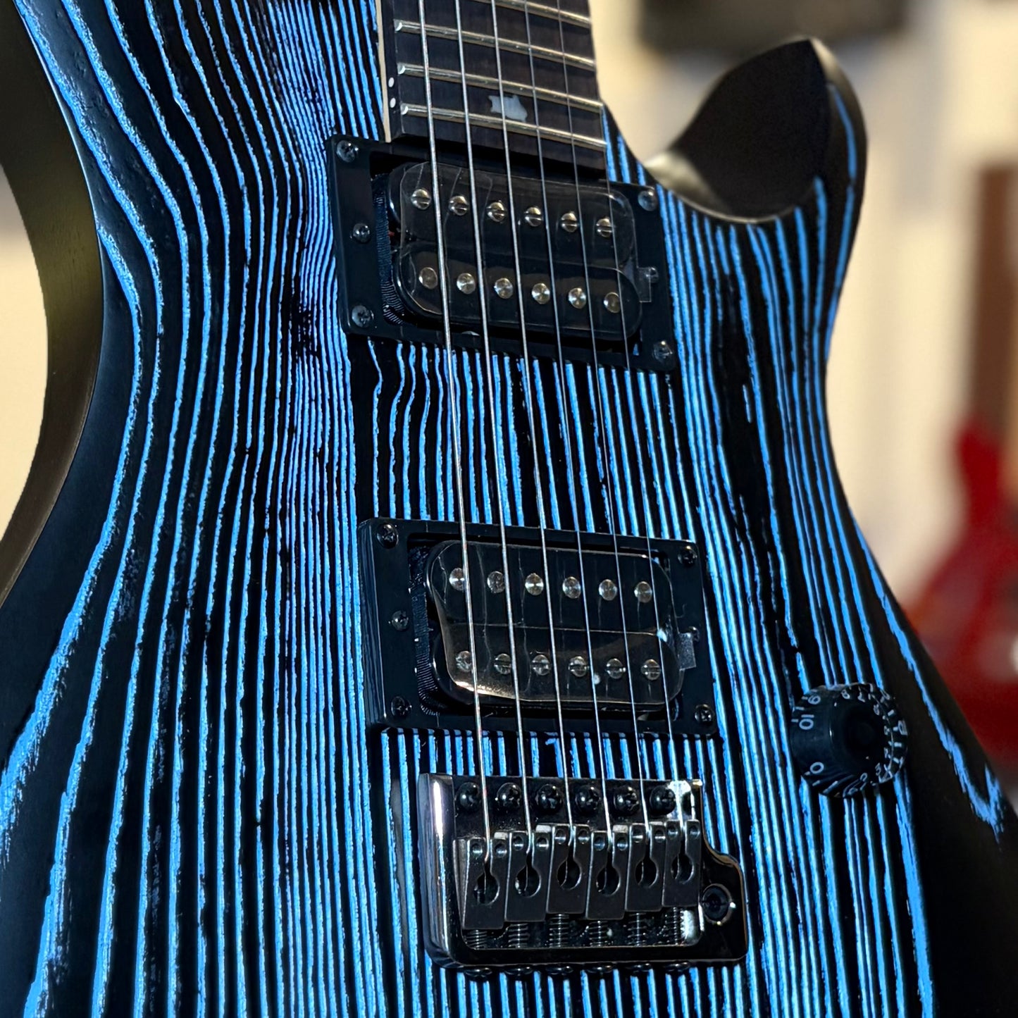 PRS SE SWAMP ASH CE 24 — "SANDBLASTED" LIMITED EDITION - BLUE