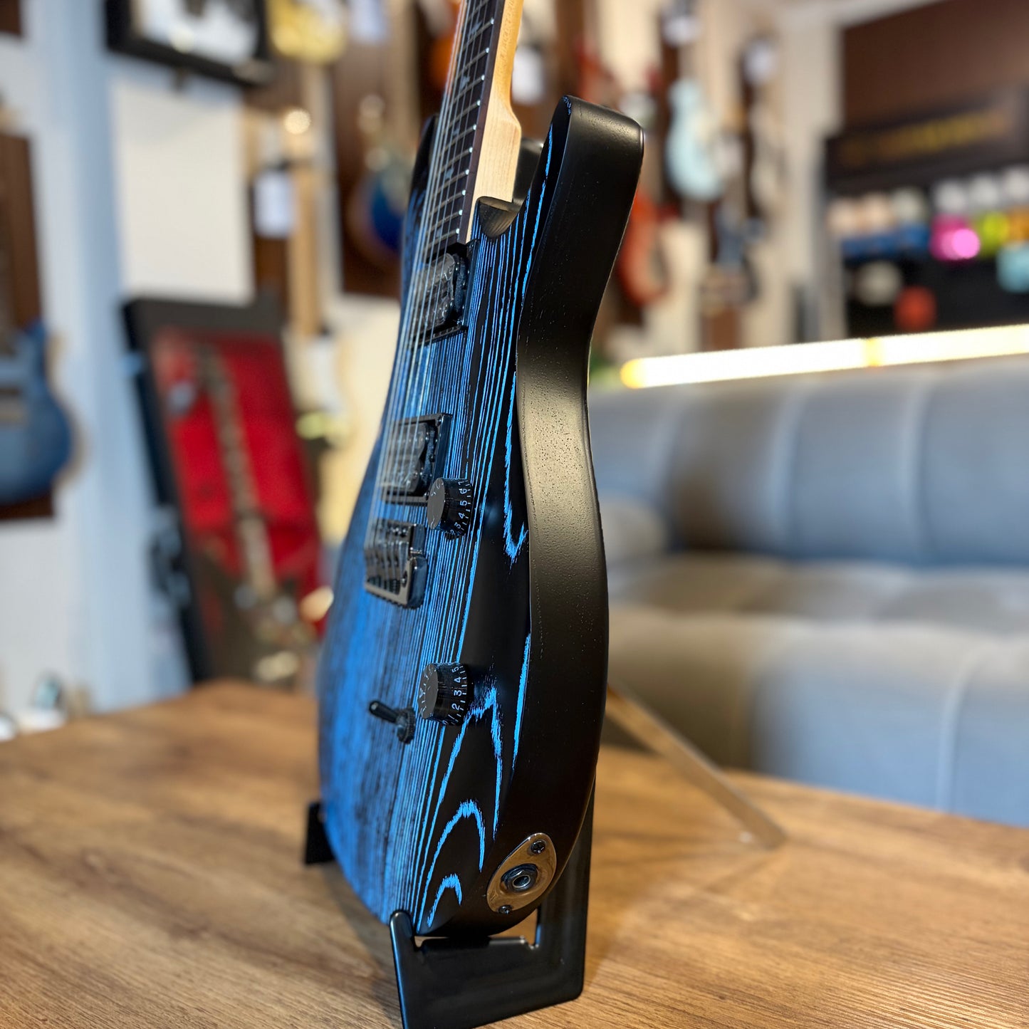PRS SE SWAMP ASH CE 24 — "SANDBLASTED" LIMITED EDITION - BLUE