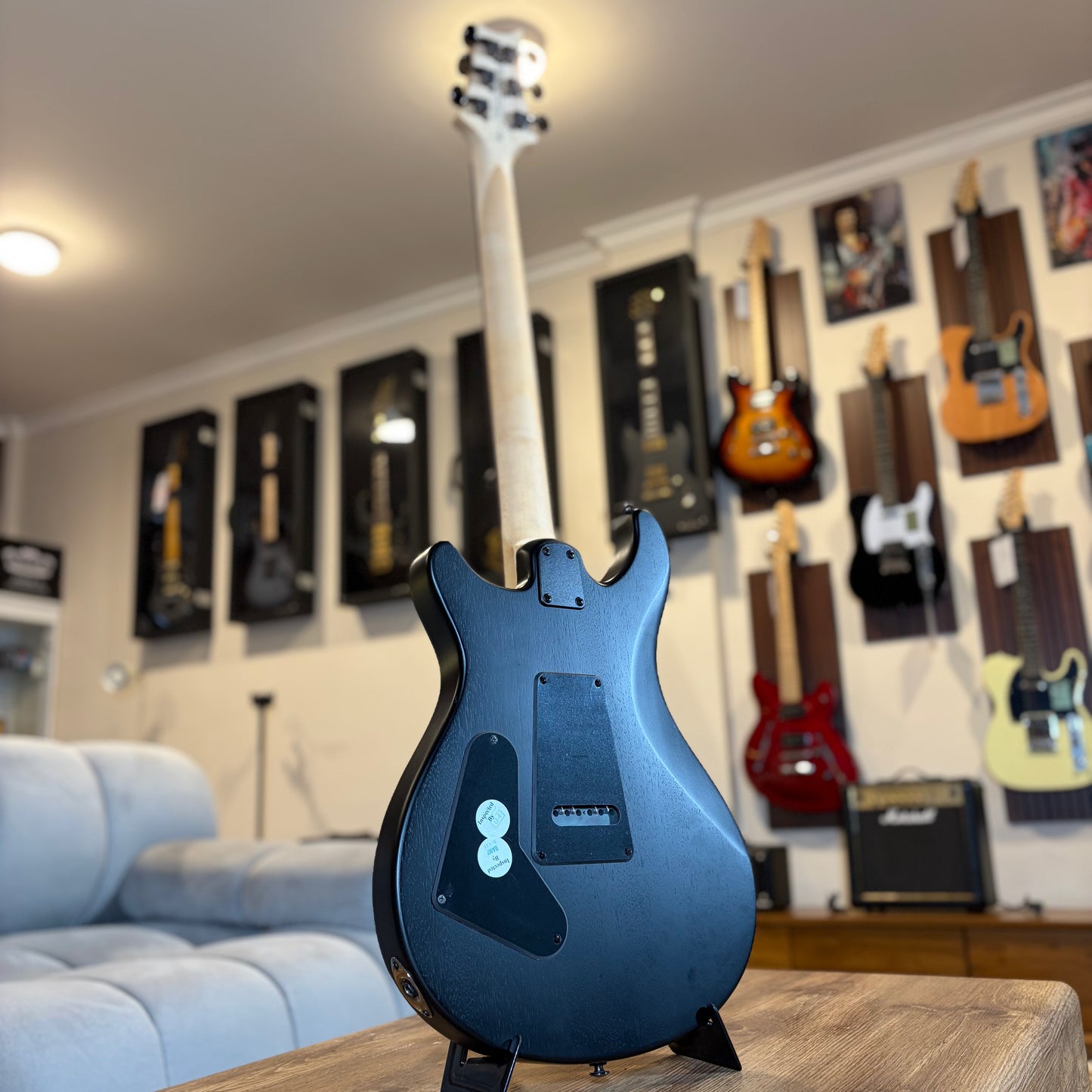 PRS SE SWAMP ASH CE 24 — "SANDBLASTED" LIMITED EDITION - BLUE