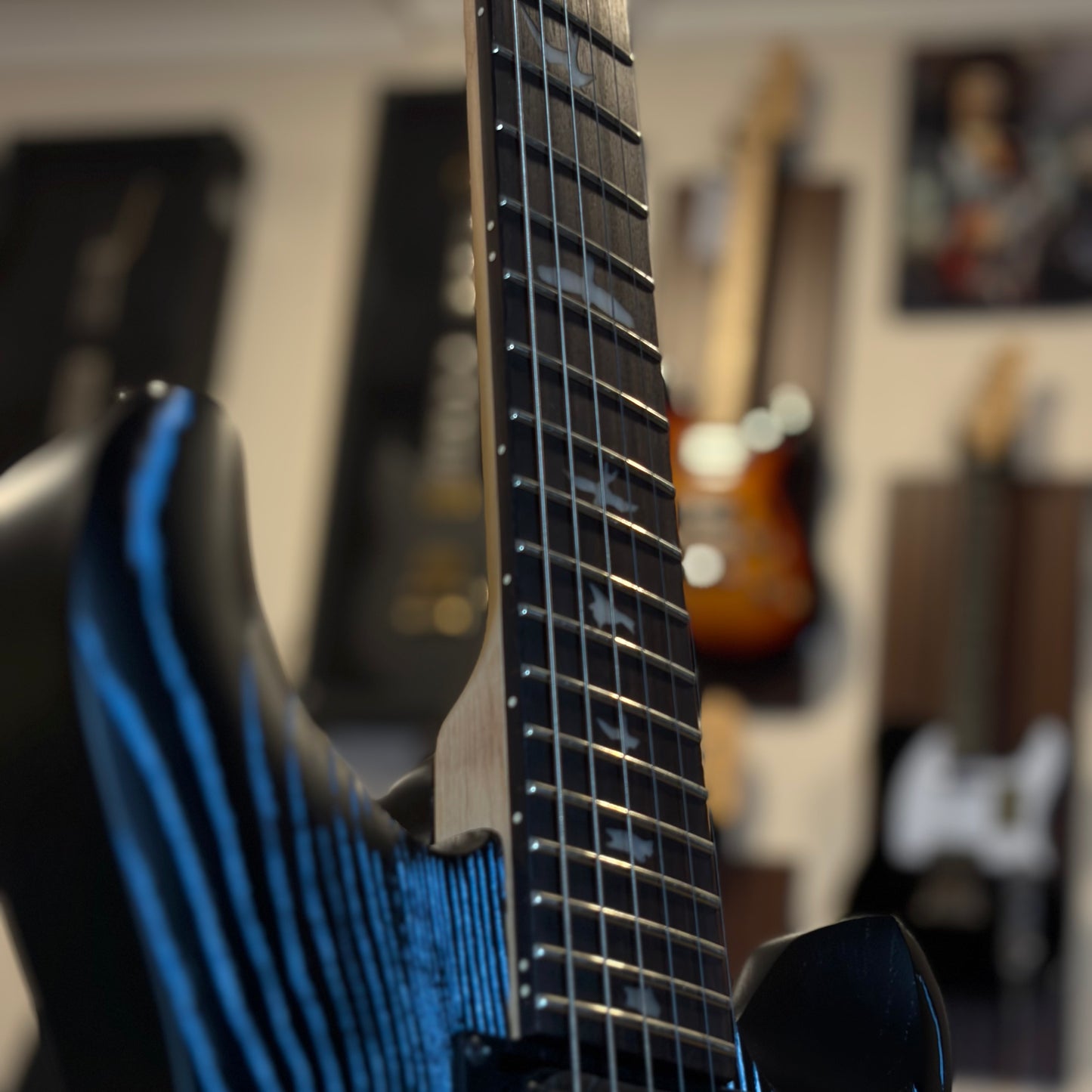 PRS SE SWAMP ASH CE 24 — "SANDBLASTED" LIMITED EDITION - BLUE