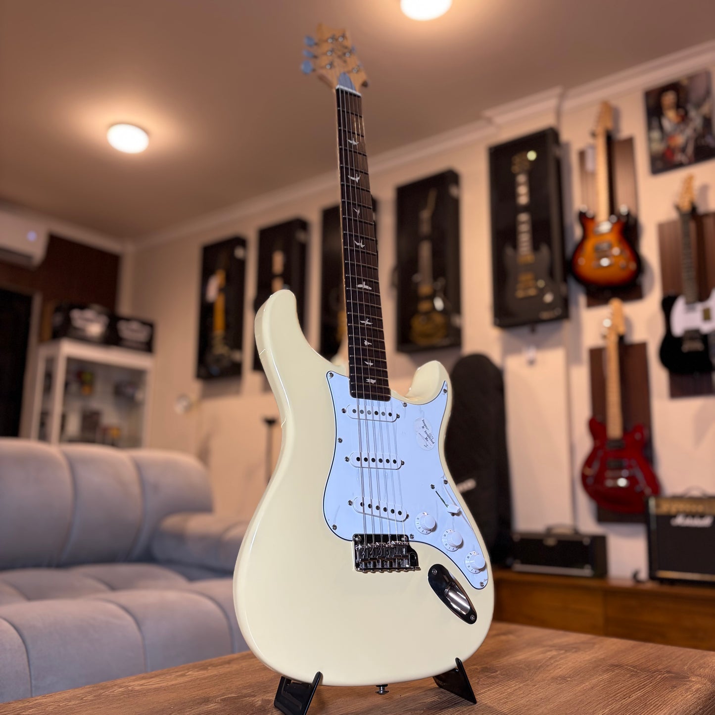 PRS SE SILVER SKY - JOHN MAYER - MOON WHITE