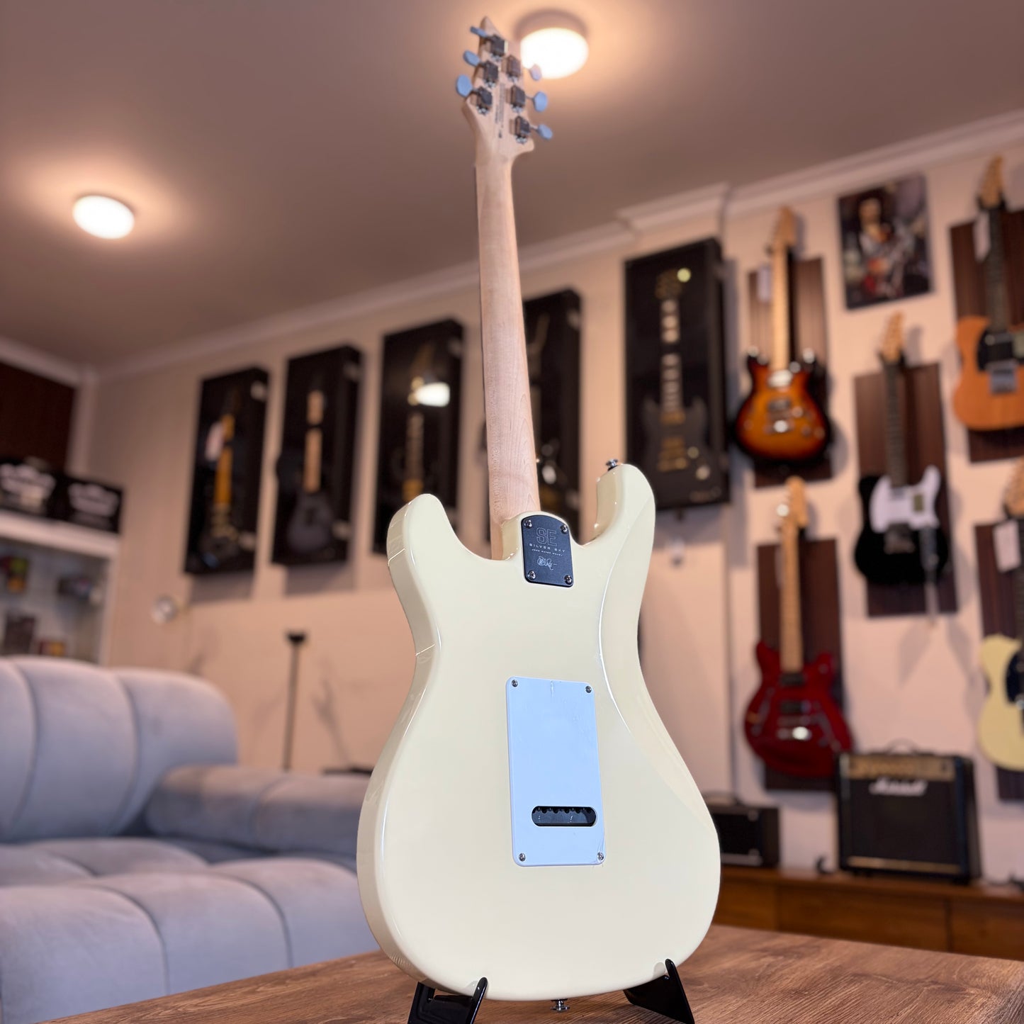 PRS SE SILVER SKY - JOHN MAYER - MOON WHITE