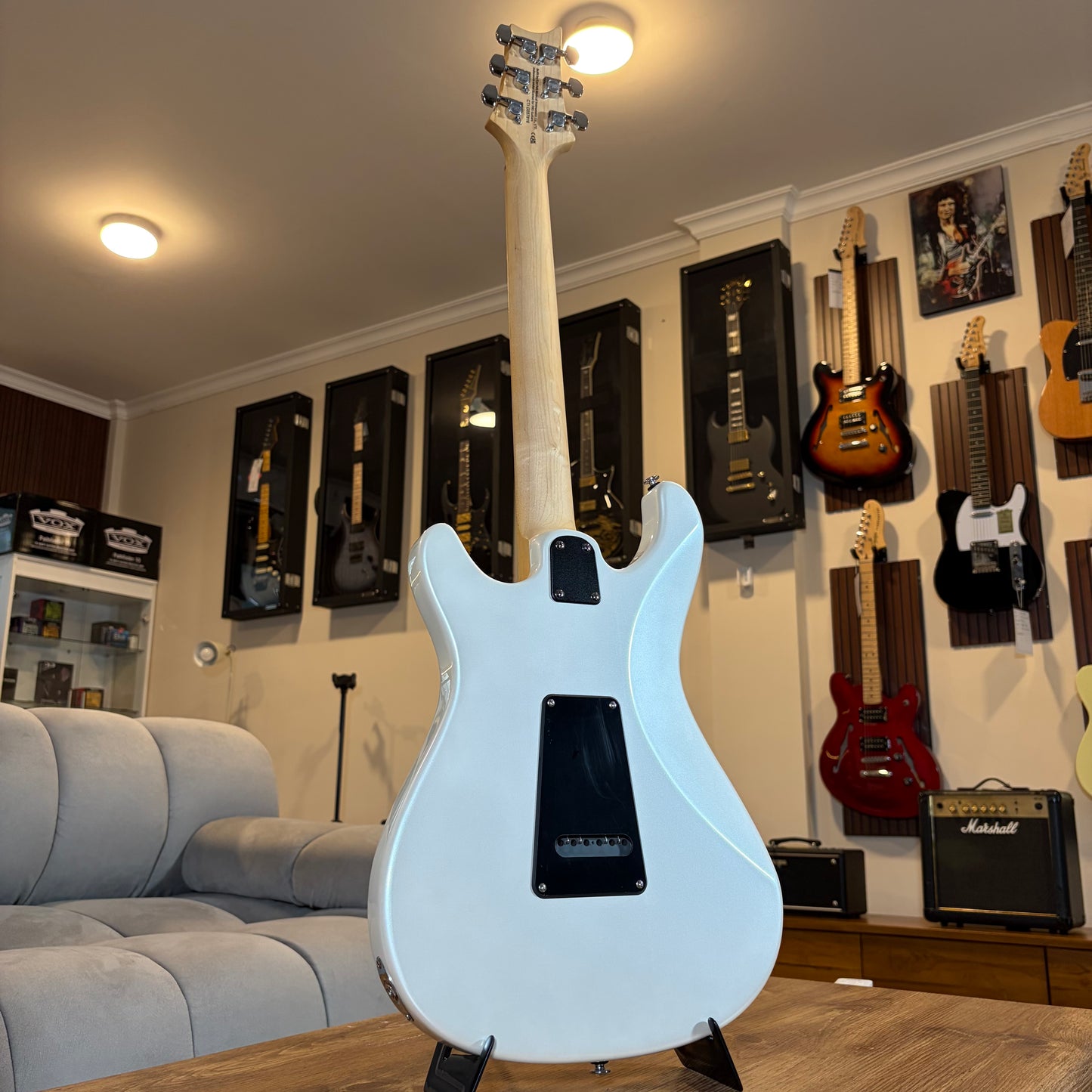 PRS SE NF3 - PEARL WHITE / MAPEL