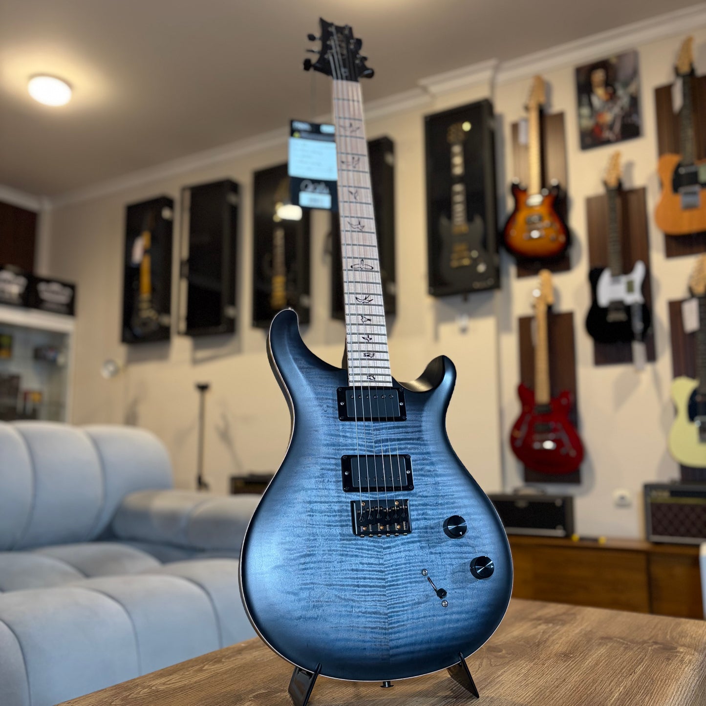 PRS DUSTY WARING CE 24 HARDTAIL LIMITED EDITION - FADED BLUE
