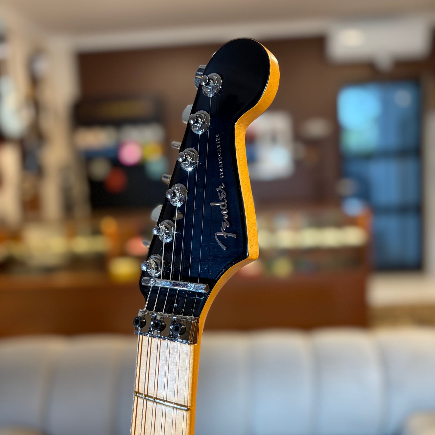 FENDER AMERICAN ULTRA LUXE STRAT FLOYD ROSE HSS MAPLE FB, SILVERBURST