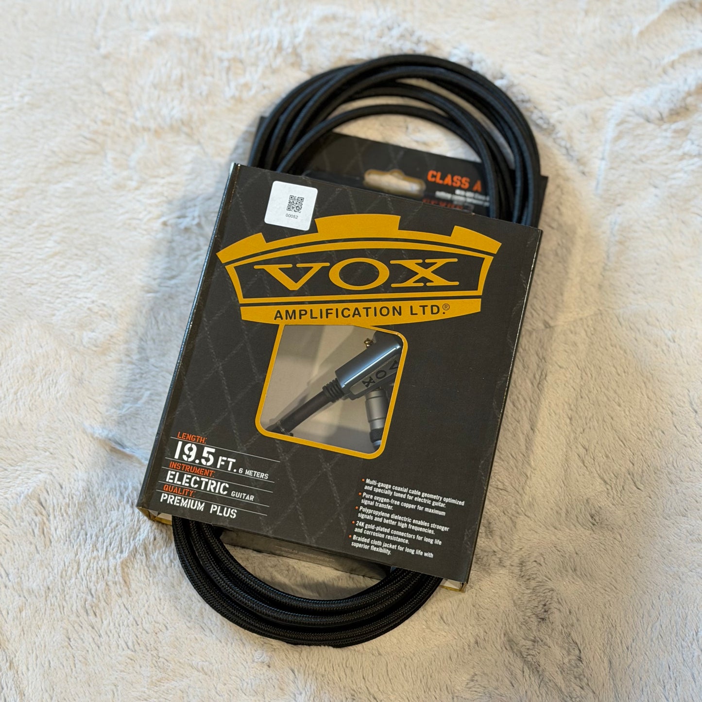 VOX - VGC19 Class A Guitar Cable