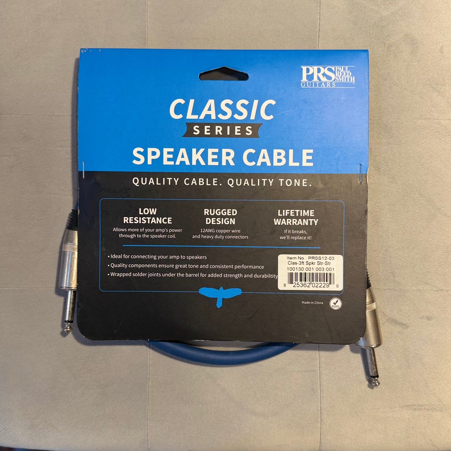 PRS Guitars Classic Series Speaker Cable