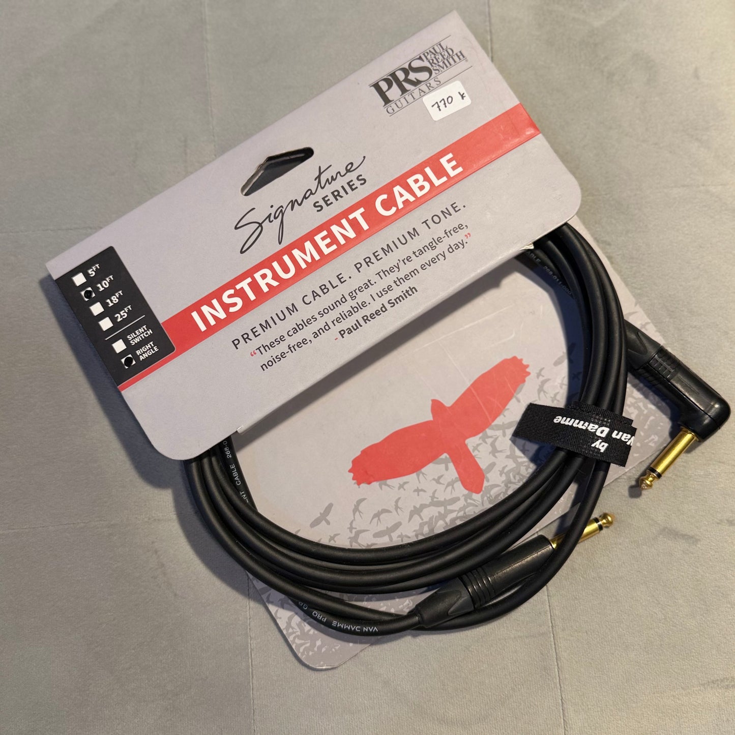 PRS Guitars Signature Series Instrument Cable